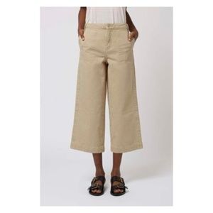 TOP SHOP MOTO COTTON CULOTTE